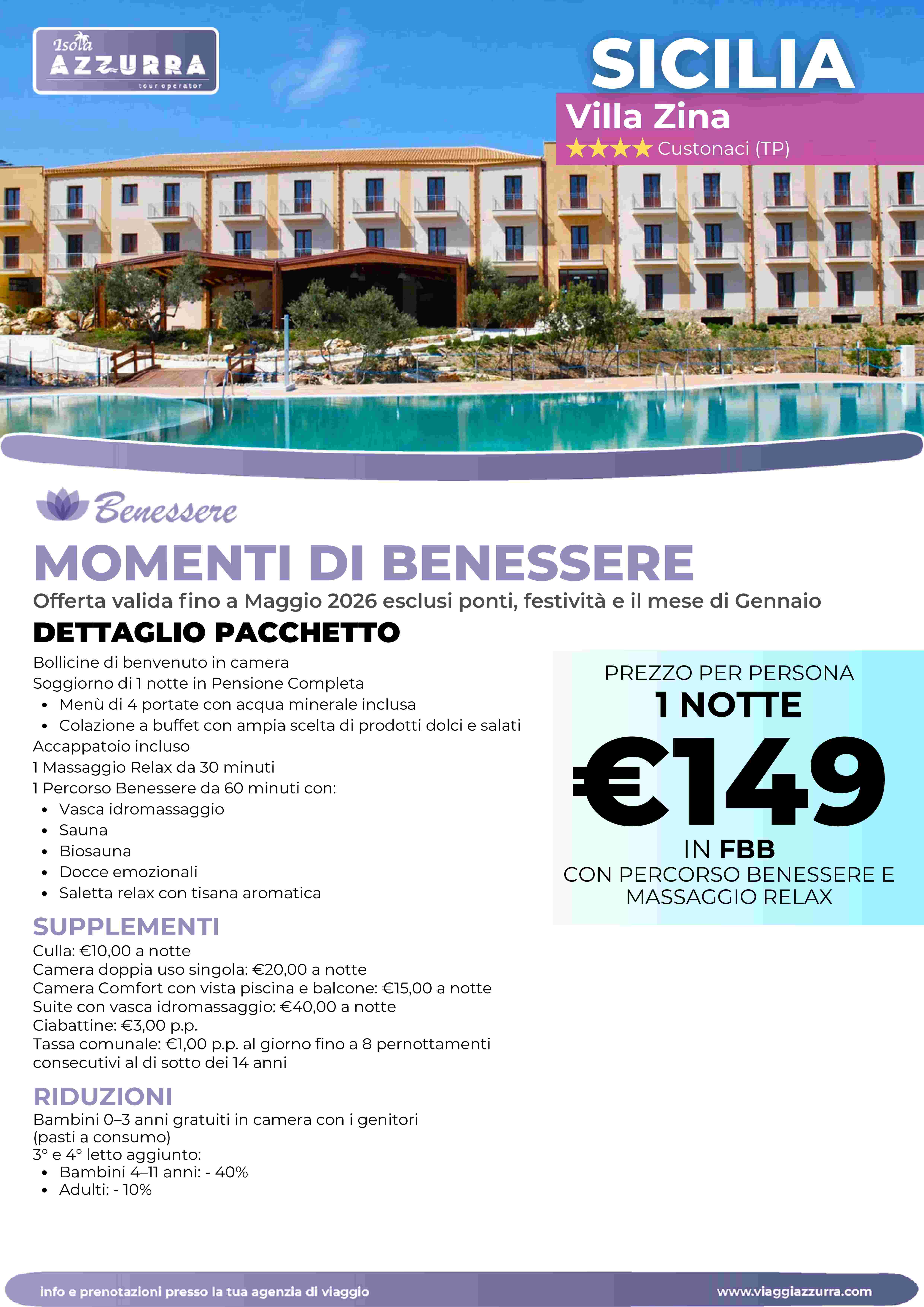 villa zina - momenti di benessere