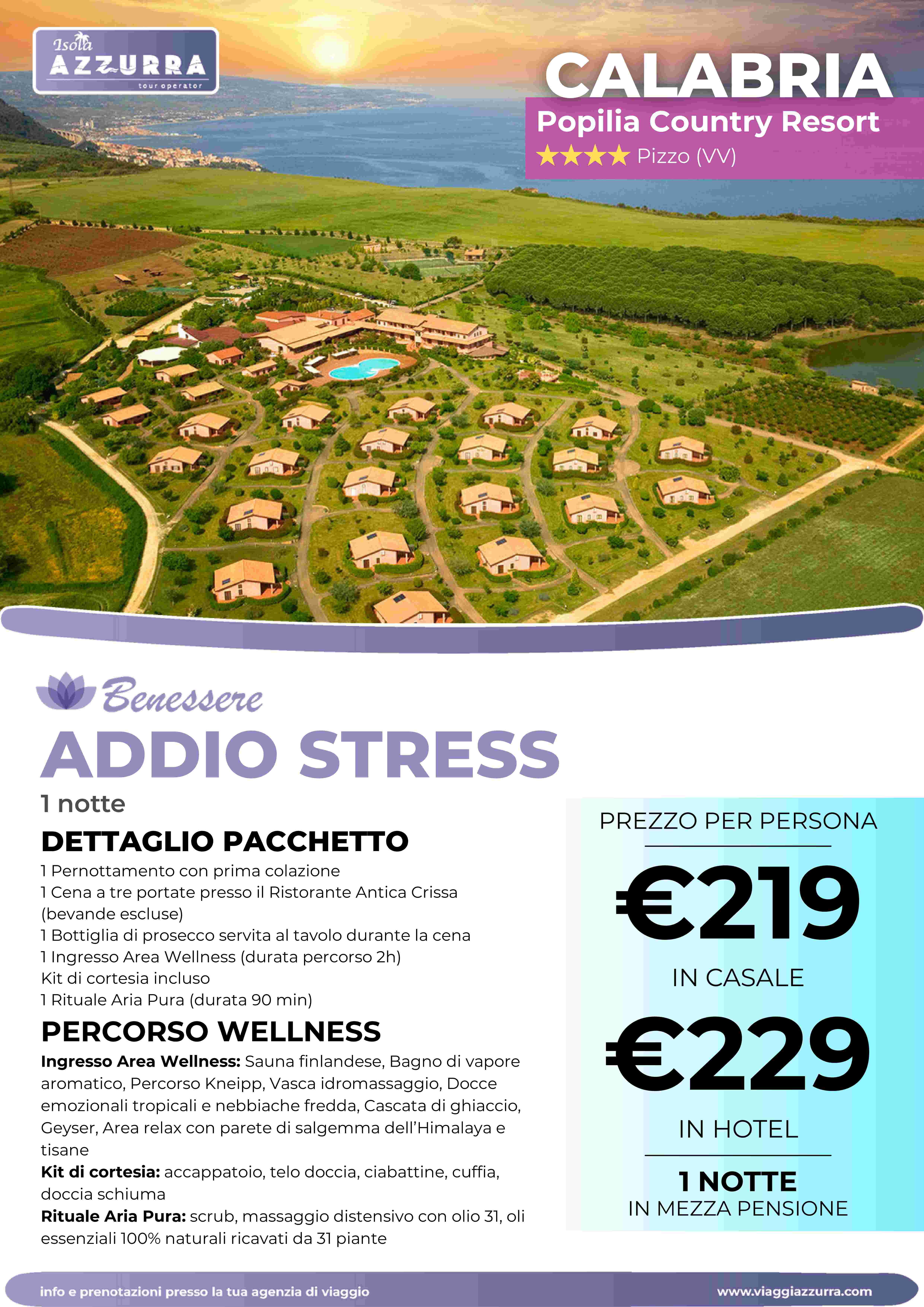 popilia country resort - addio stress