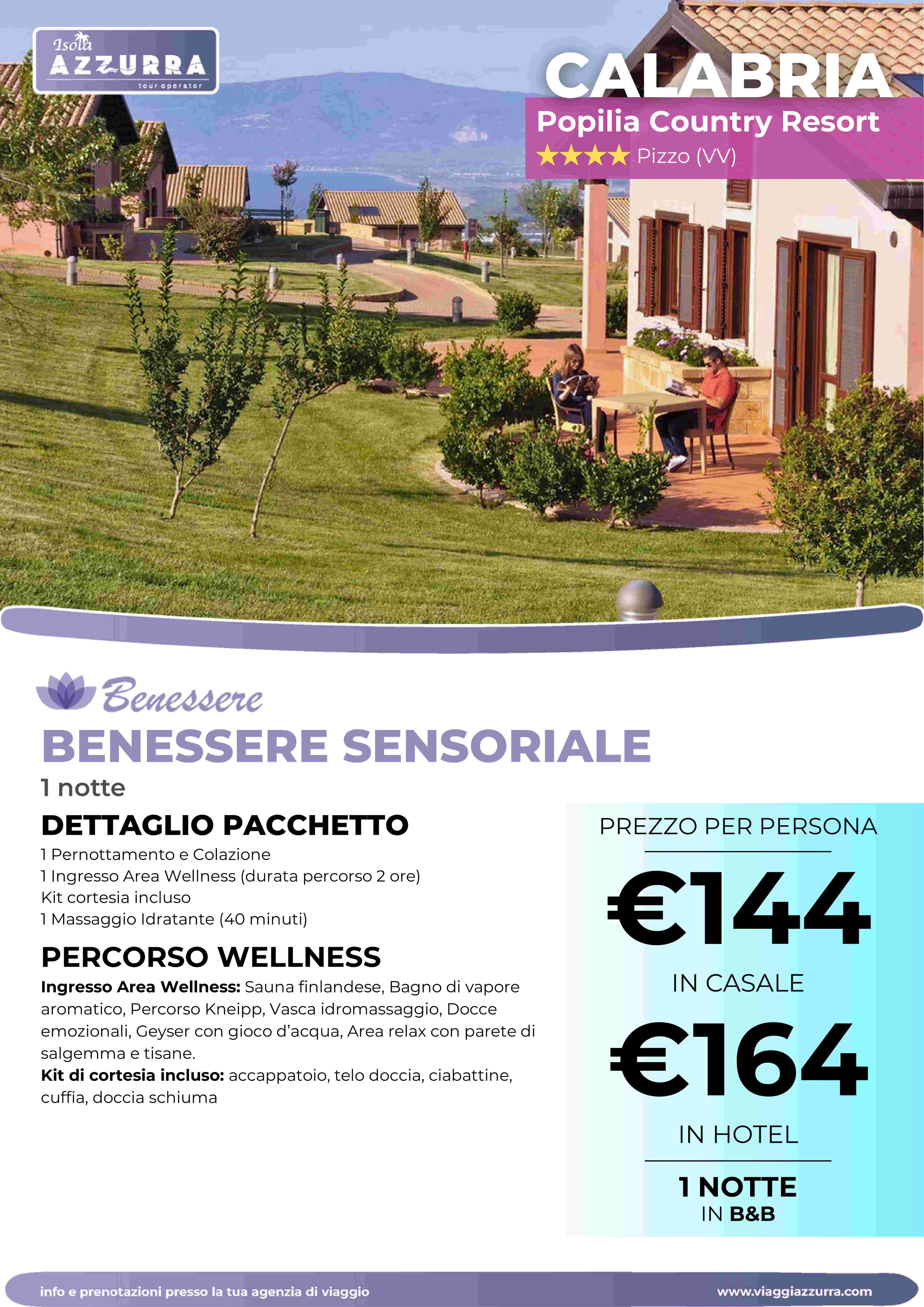 popilia country resort - benessere sensoriale