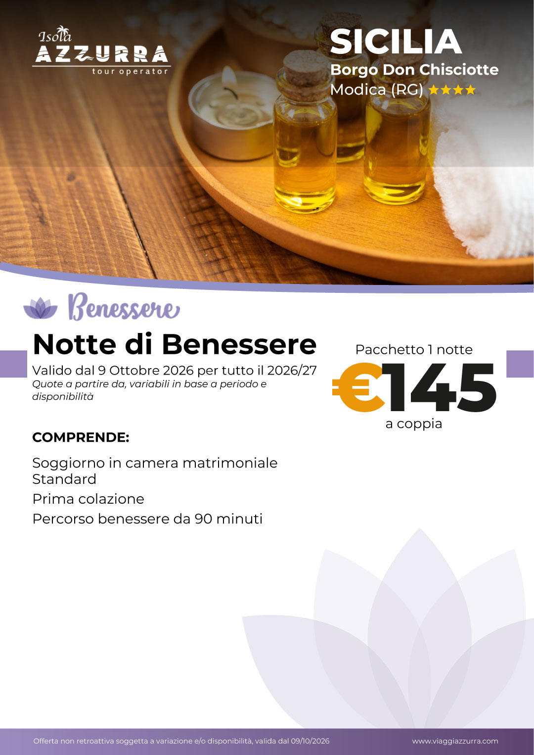 borgo don chisciotte - notte di benessere
