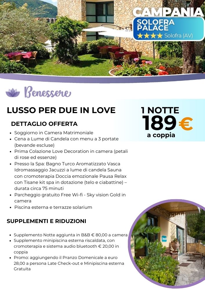 LUSSO PER DUE IN LOVE