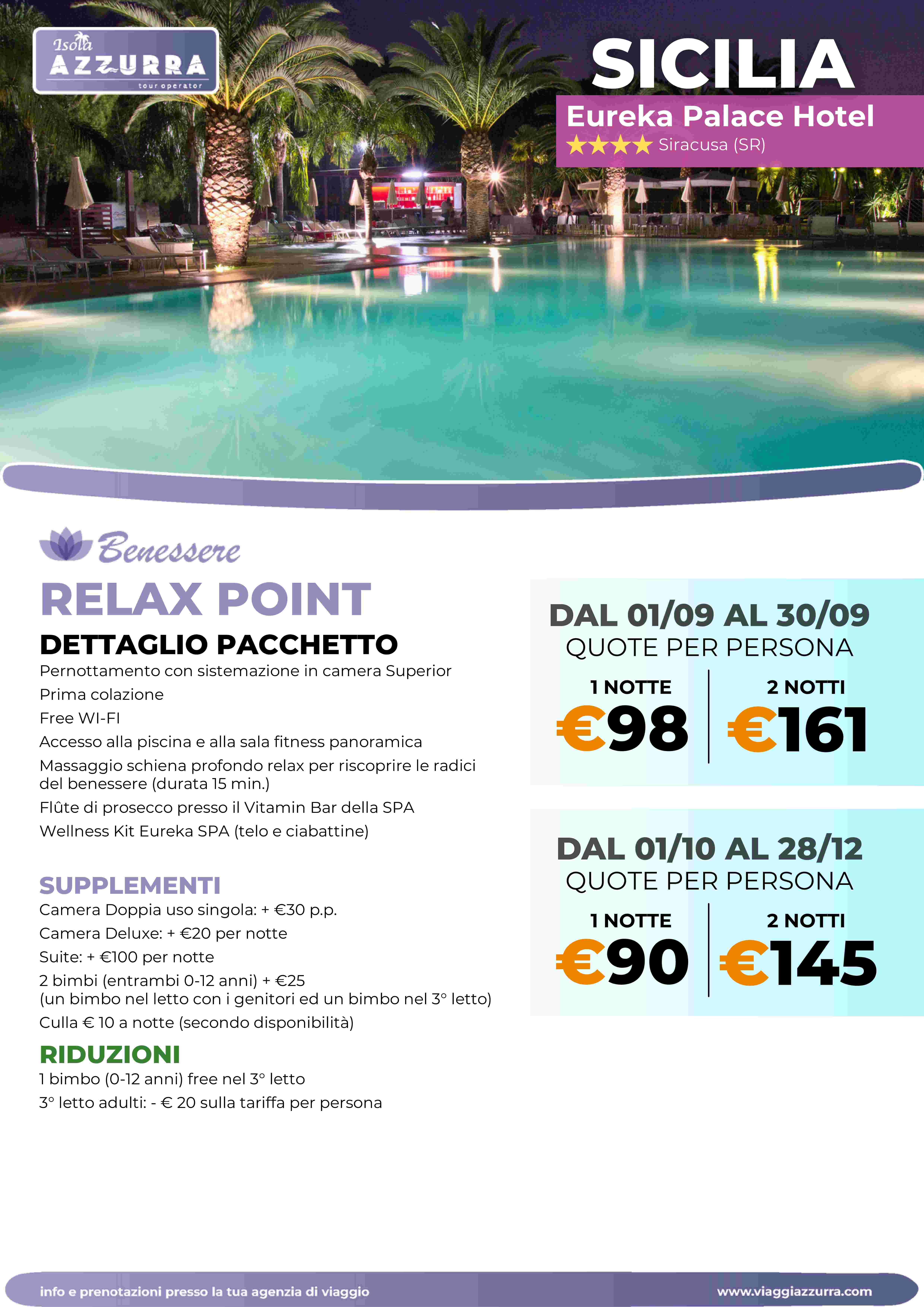Relax point - Eureka palace hotel