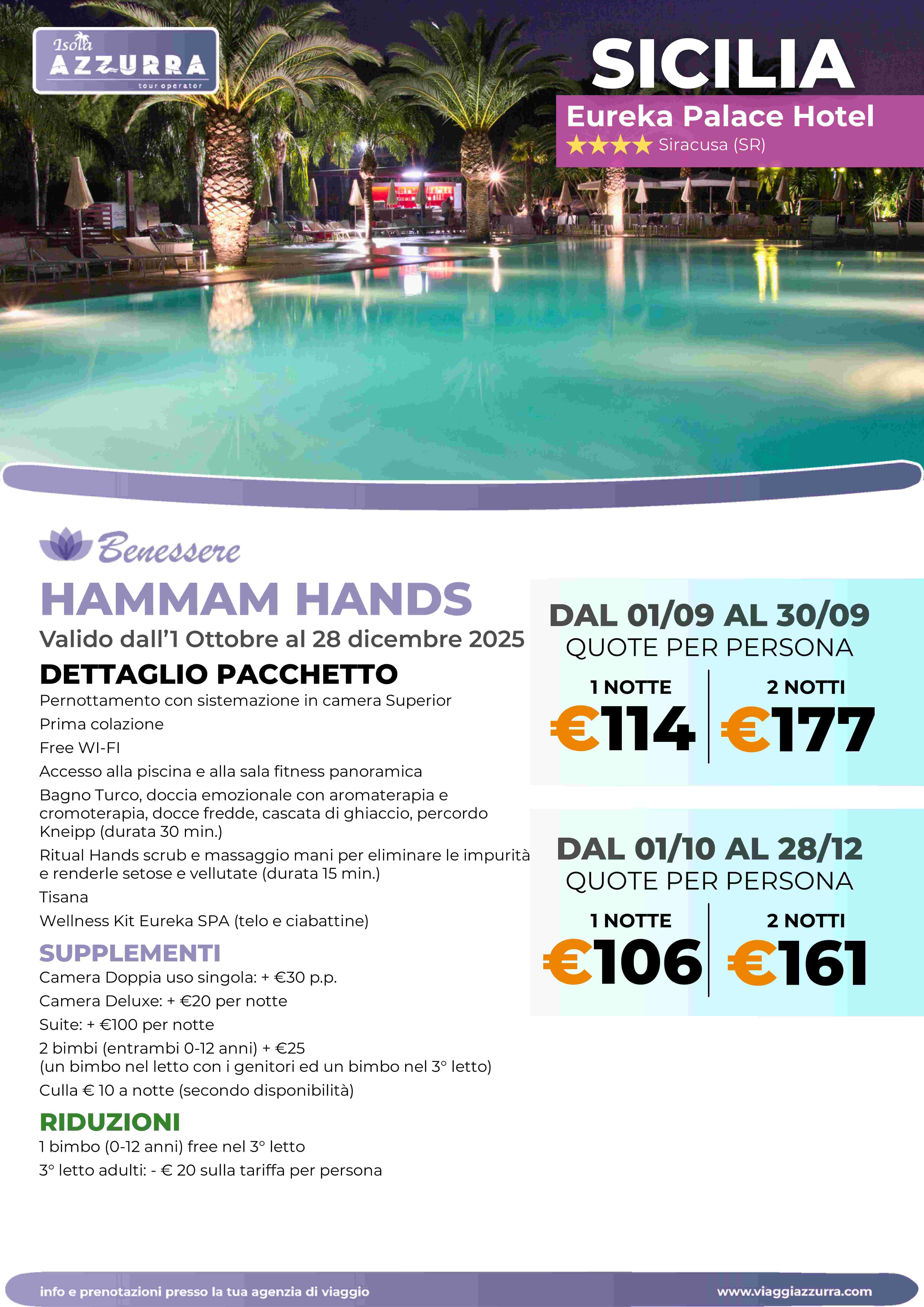 Hammam Hands - Eureka palace hotel