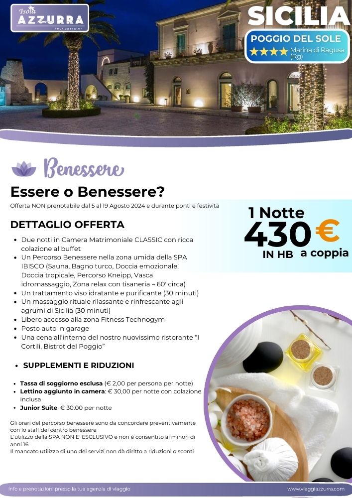 ESSERE O BENESSERE