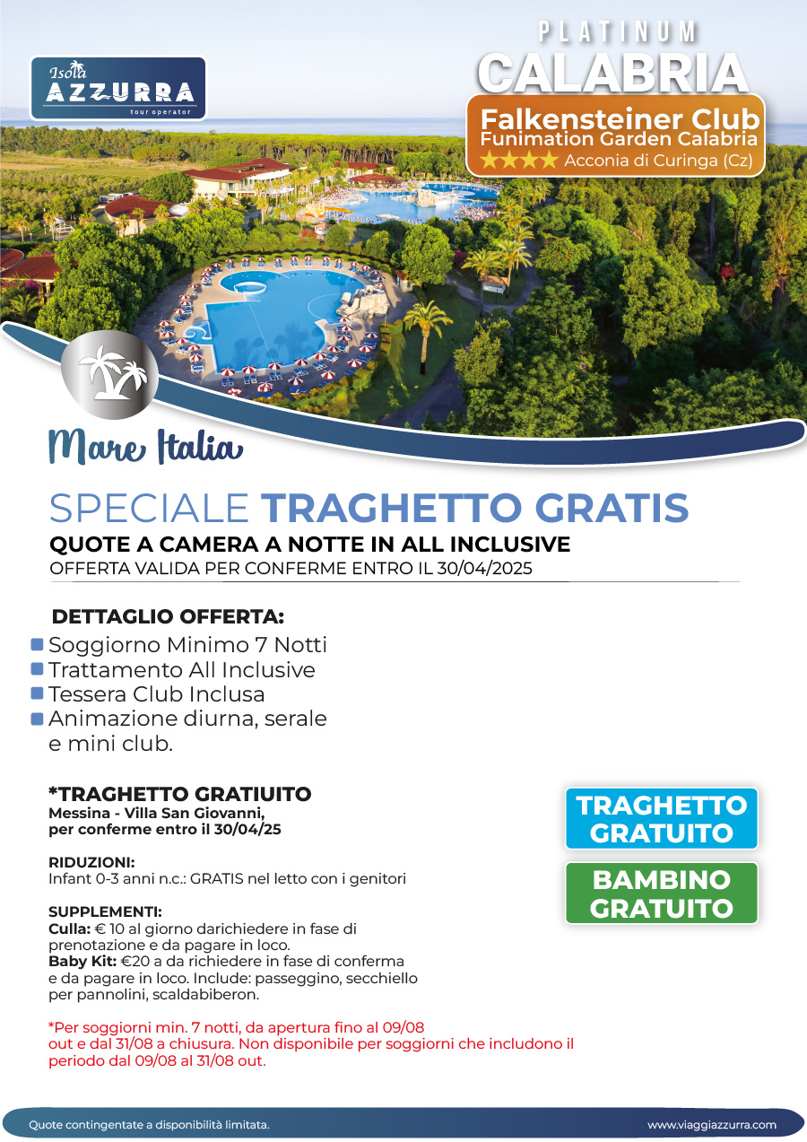 Falkensteiner Calabria Traghetto Gratuito