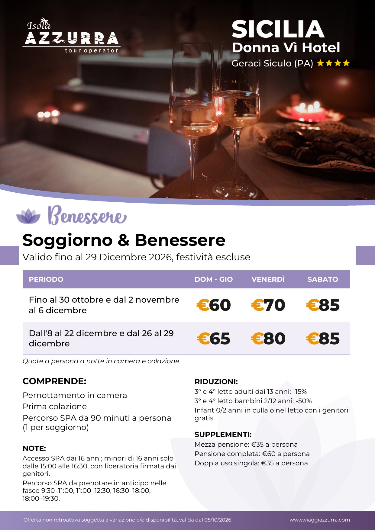 Donna vi - Soggiorni & Benessere