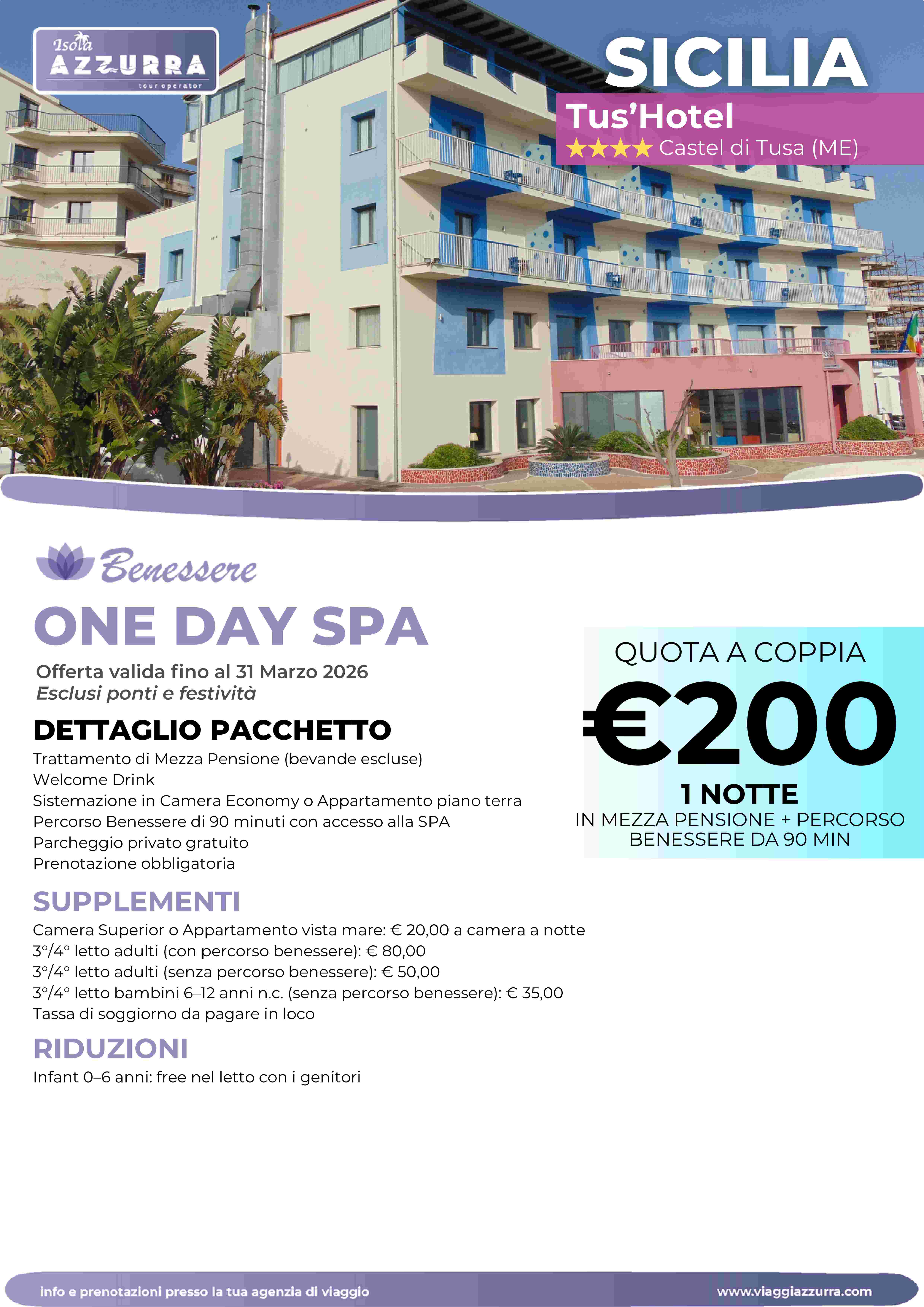 one day spa - tus\'hotel