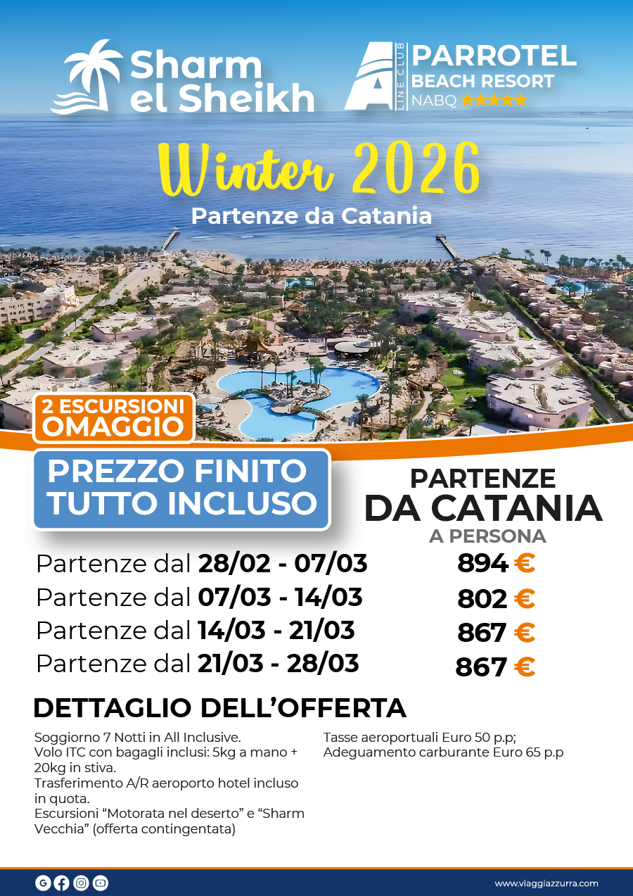 WINTER SHARM PARROTEL BEACH RESORT