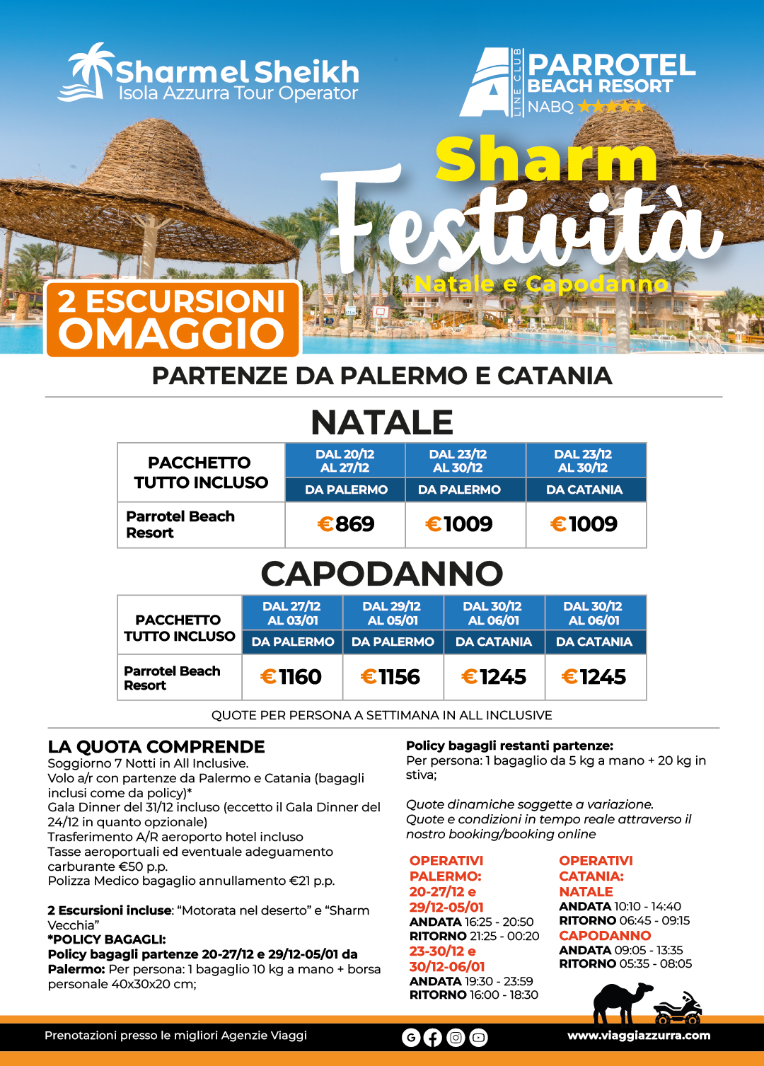 SHARM FESTIVITA | NATALE E CAPODANNO - Parrotel Beach Resort
