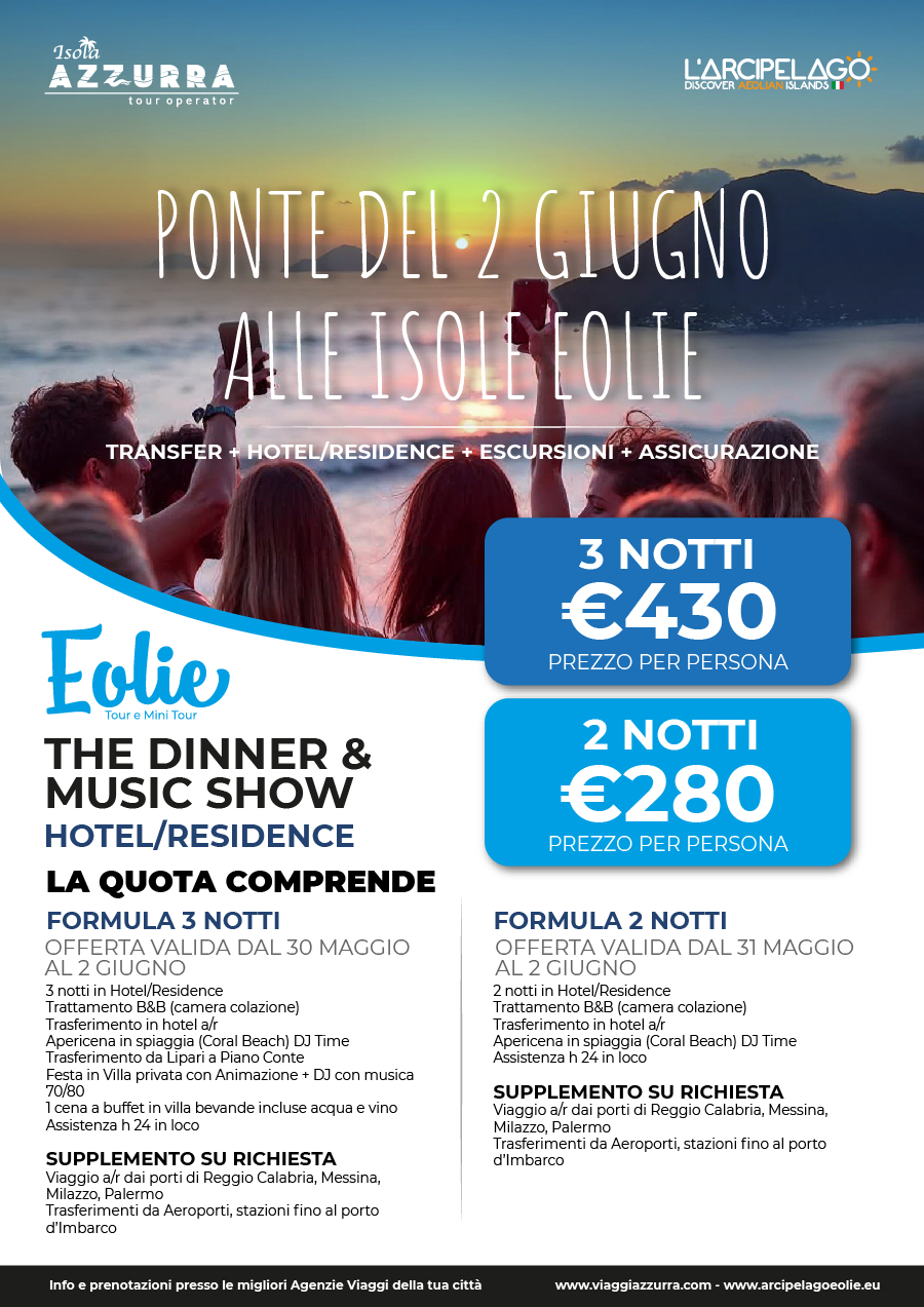 PONTE DEL 2 GIUGNO | THE DINNER & MUSIC SHOW - HOTEL/RESIDENCE