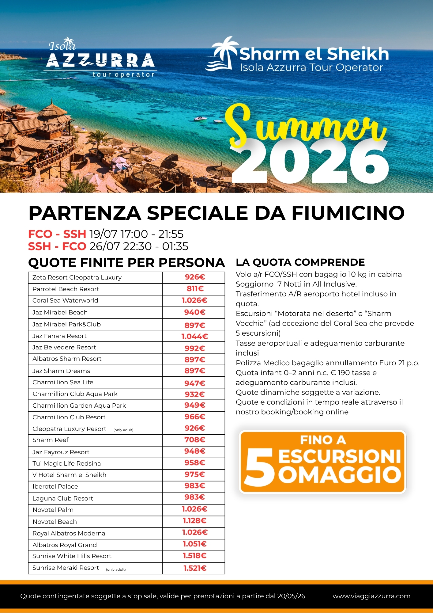 Partenze da fiumicino