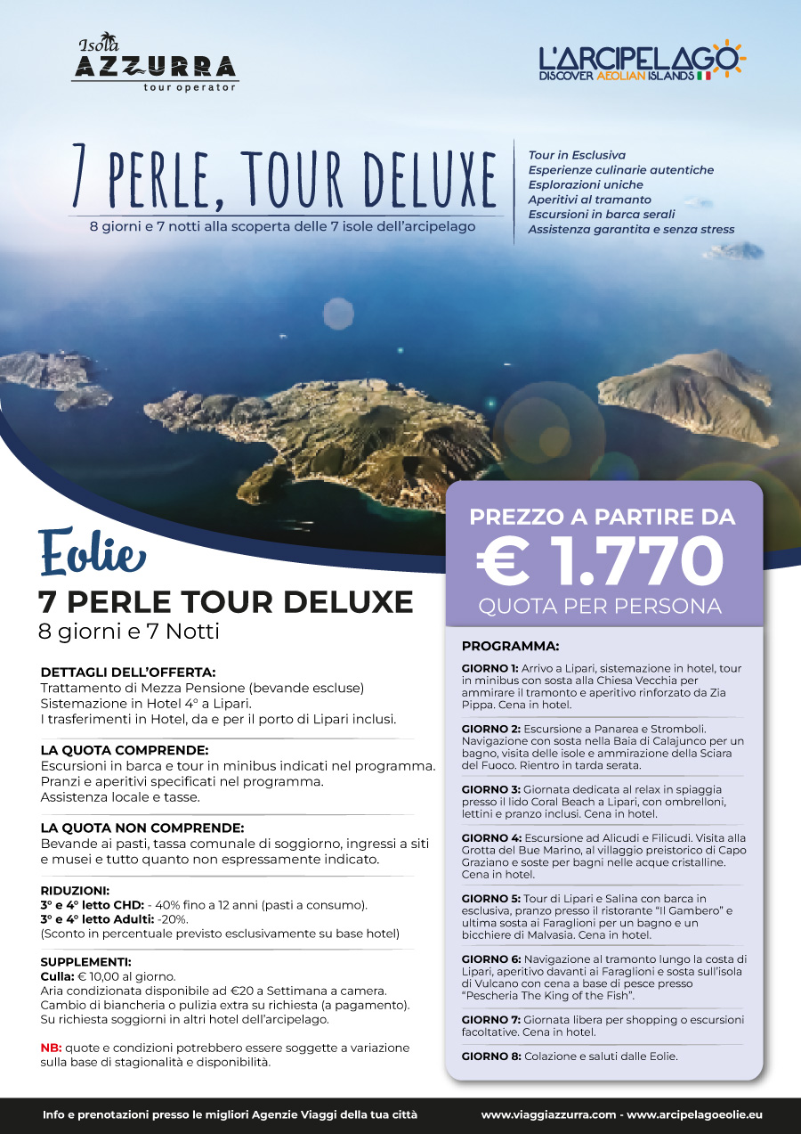 7 Perle, Tour Eolie Deluxe