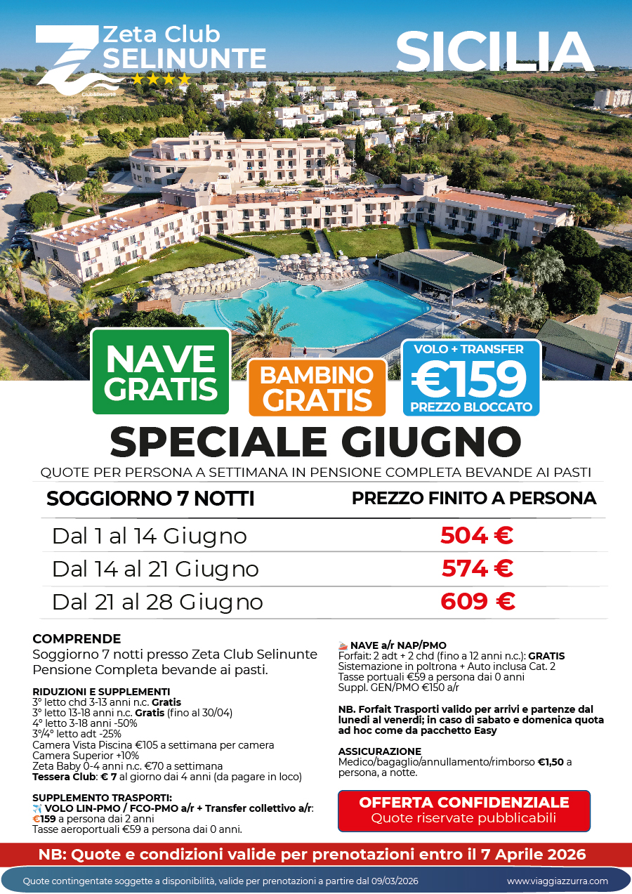 SPECIALE GIUGNO - ZETA CLUB SELINUNTE