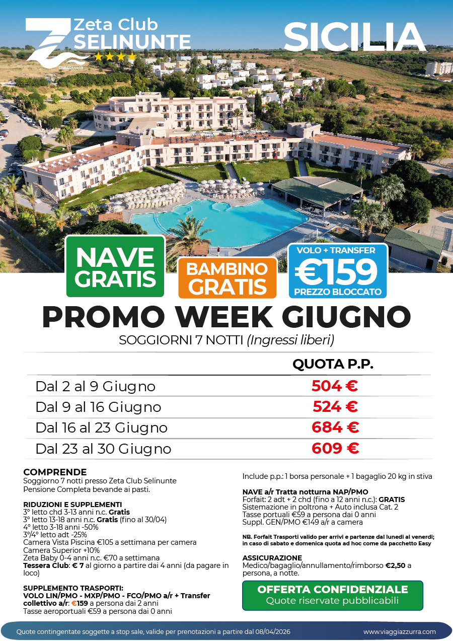 SPECIALE GIUGNO - ZETA CLUB SELINUNTE
