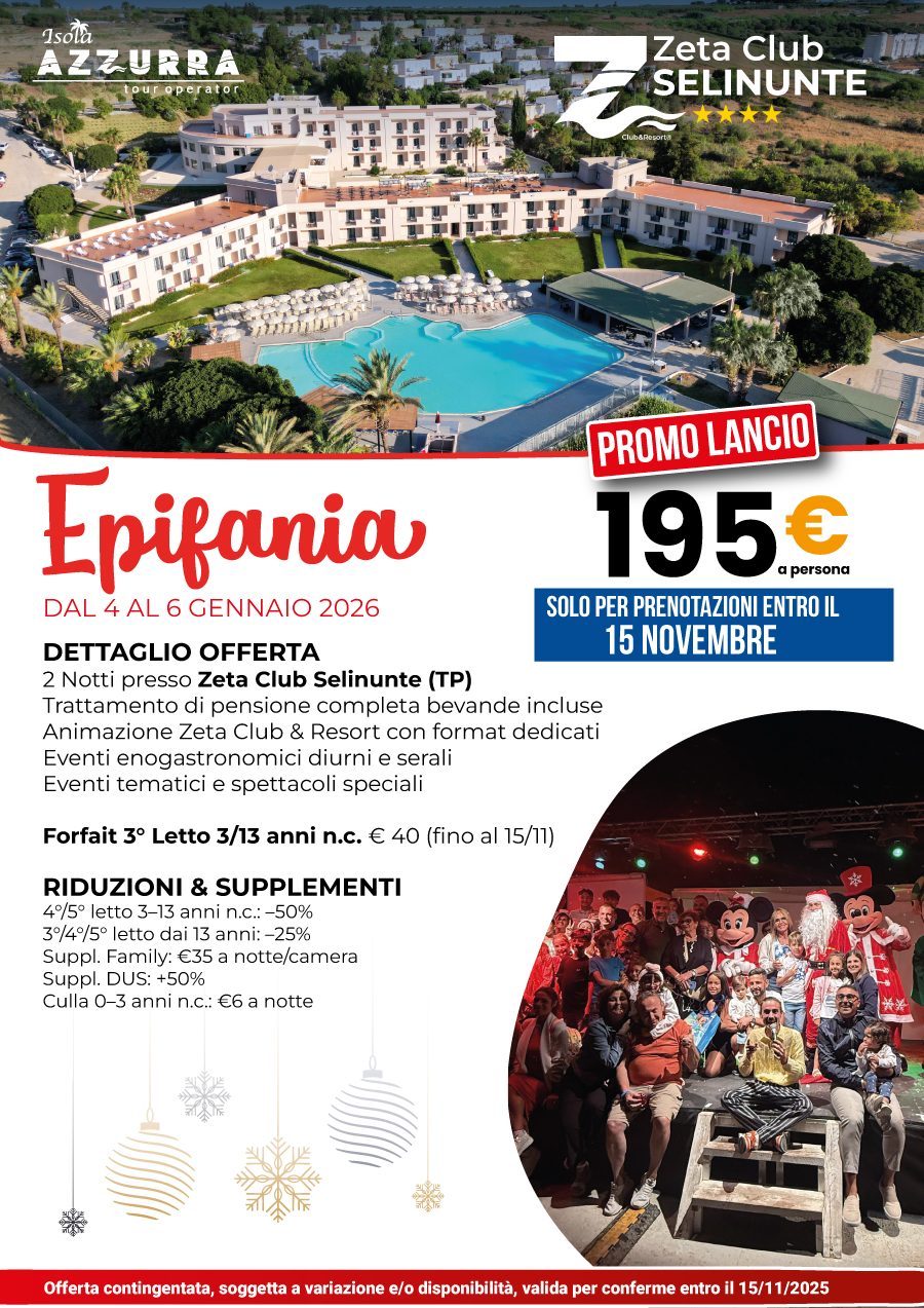 Epifania allo Zeta Club Selinunte