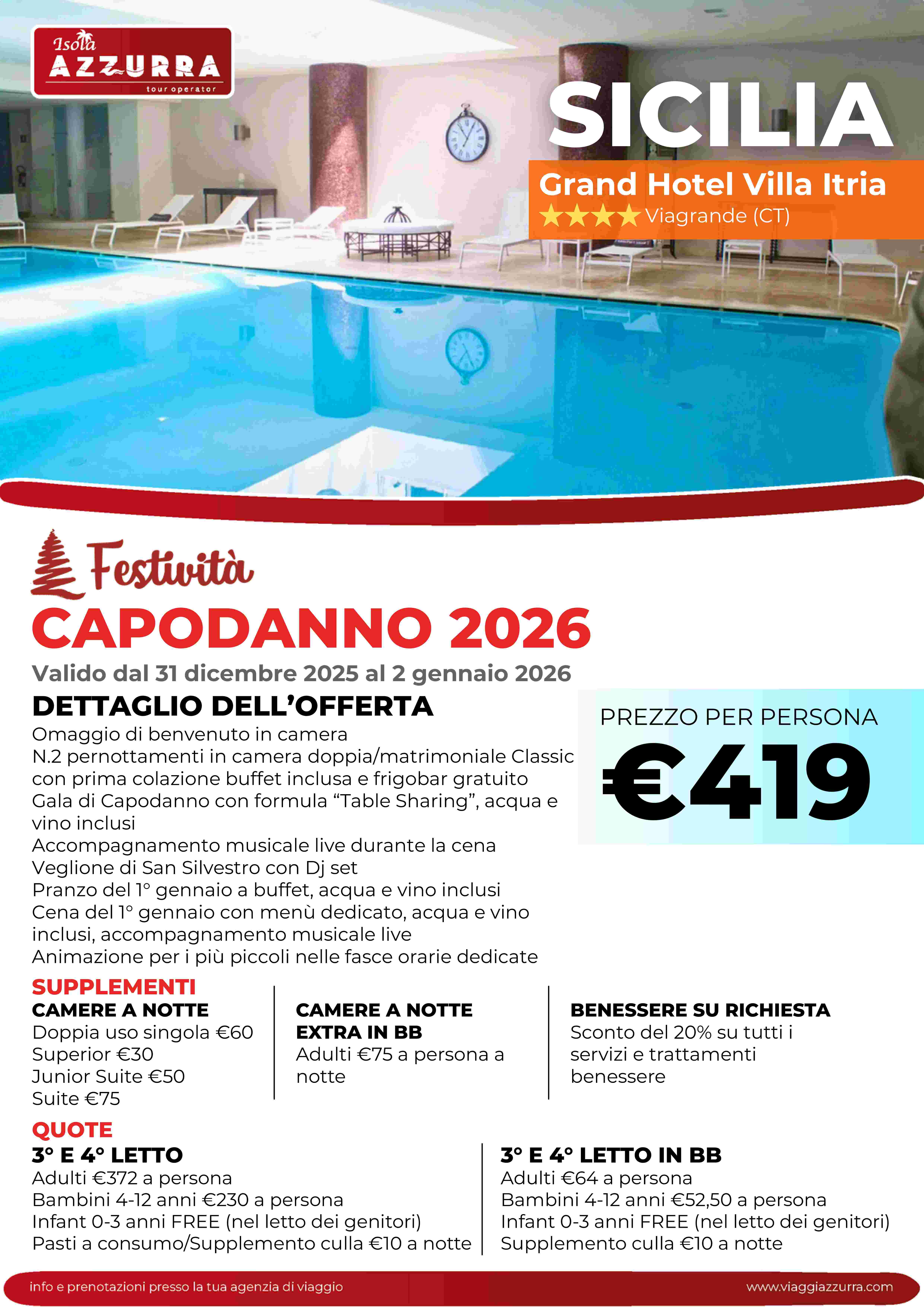 villa itria - capodanno