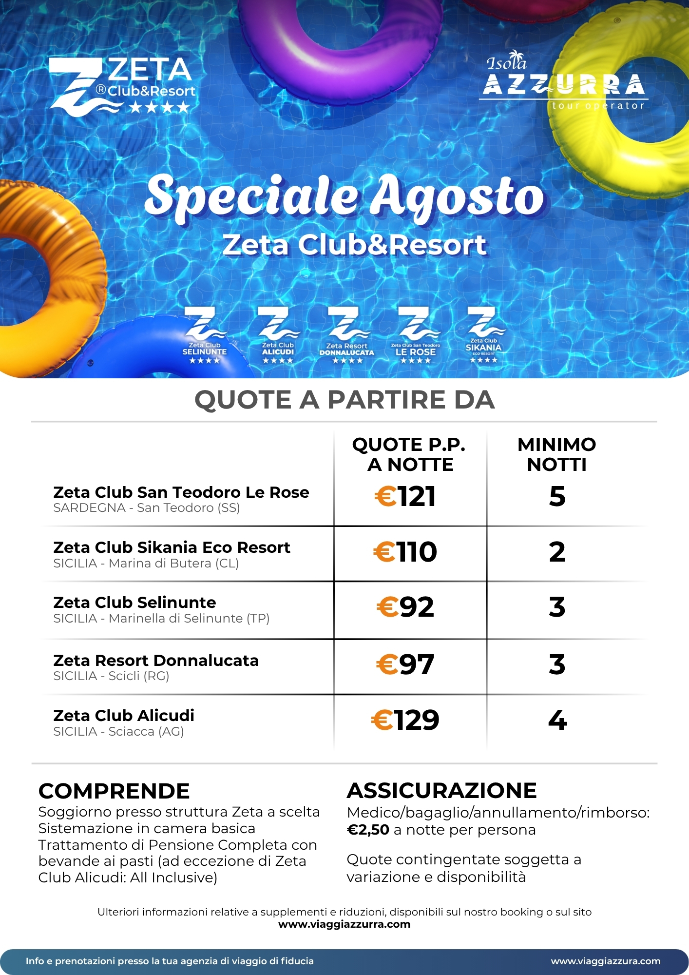 SPECIALE AGOSTO - Zeta Club&Resort